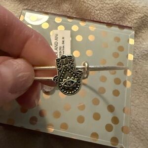 Alex and ani hamsa, hand of Fatima bangle, NWT